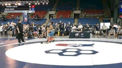190 lbs Quarters - Duane Leslie, Washington vs Noah Soto, California