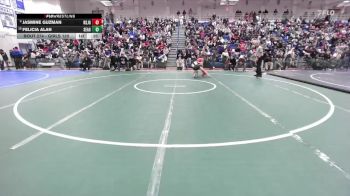 Girls 120 lbs Cons. Round 1 - Felicia Alan, Seaside Girls vs Jasmine Guzman, Rancho San Juan Girls