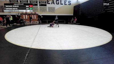 106 lbs Consi Of 8 #2 - Michael Robles, Brien McMahon vs Antonio Zetye, Gilbert/Torr/Wolc