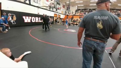 190 lbs Round 3 - Jordan Mangus, Lovell Middle School vs Aiden Apodaca, Shoshoni Junior High School