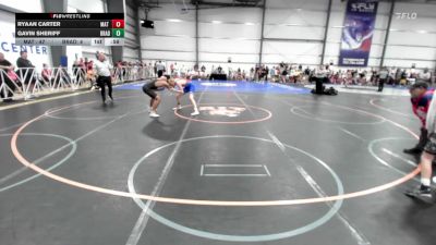 135 lbs Rr Rnd 1 - Ryaan Carter, Mat Warriors Yellow vs Gavin Sheriff, Brady Strong