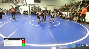 110 lbs Semifinal - Ethan Evans, Warrior Wrestling Club vs Hunter Jenkins, Black Fox Wrestling Club