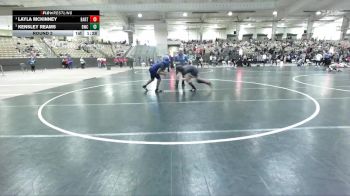 135 lbs Round 2 - Layla Mckinney, Pigeon Forge Wrestling Club vs Kensley Reams, Blackman Wrestling Club