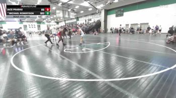 120 lbs Cons. Round 3 - Michael Robertson, Bentonville West High School vs Jace Prabhu, Wrestl