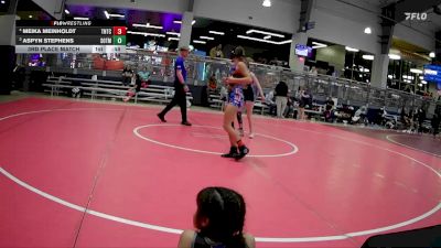 105 lbs 3rd Place Match - Meika Meinholdt, Team Nazar Training Center vs Aspyn Stephens, Sisters On The Mat