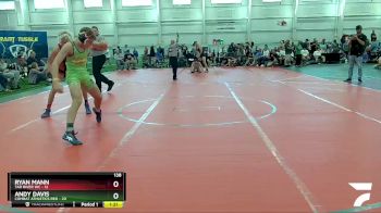 138 lbs Round 3 (8 Team) - Andy Davis, Combat Athletics Red vs Ryan Mann, Tar River WC