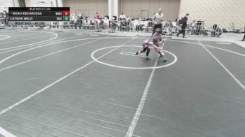 49 lbs 3rd Place - Noah Escarcega, Manu WC vs Cayson Melo, Vasky Bros