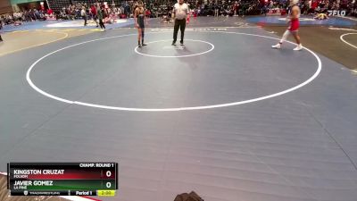 106 lbs Champ. Round 1 - Kingston Cruzat, Folsom vs Javier Gomez, La Pine