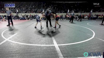 120 lbs Round Of 32 - Terico Leslie, Tulsa North Mabee Stampede vs Zane Mccampbell, Choctaw Ironman Youth Wrestling