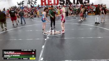 115 lbs Round 1 - Danielle Hoskins, Team Tiger vs Ella Wells, The Storm Wrestling Center