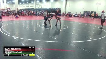 132 lbs Round 5 (10 Team) - Elijah Richardson, Palm Bay vs Santino Villaplana, Canfield