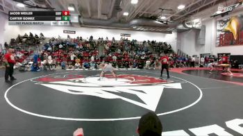 132 lbs 1st Place Match - Carter Gomez, Greeley West vs Jacob Weiler, Kearney