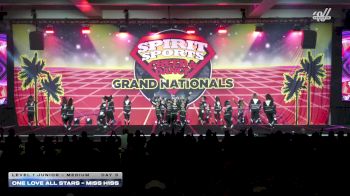 One Love All Stars - Miss H1SS [2026 L1 Junior - Medium Day 3] 2026 Spirit Sports Grand Nationals
