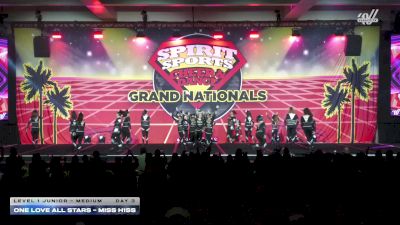 One Love All Stars - Miss H1SS [2026 L1 Junior - Medium Day 3] 2026 Spirit Sports Grand Nationals