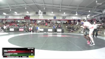 133 lbs Quarterfinal - Thaddeus Long, McKendree vs Ben DeForest, UMary