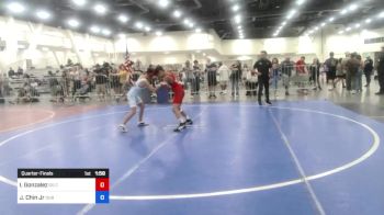 89 kg Quarterfinal - Isaiah Gonzalez, So Cal Hammers vs Jeffrey Chin Jr, DUB Wrestling