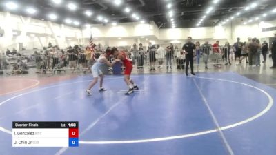 89 kg Quarterfinal - Isaiah Gonzalez, So Cal Hammers vs Jeffrey Chin Jr, DUB Wrestling