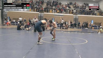 165 lbs Round Of 16 - Evan Petrovich, Pittsburgh vs Alejandro Herrera-Rondon, Clarion