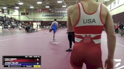 16UB-10 lbs Round 1 - Cole Green, North Scott vs Ayden Miller, Dubuque Wrestling Club