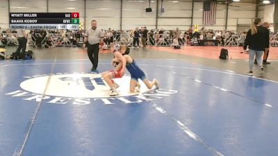 72 lbs Round 5 - 3:00pm Friday - Wyatt Miller, Nauman Green vs Saava Kosov, Great Neck W.C.