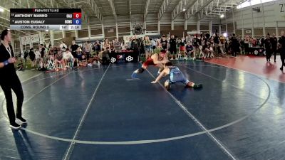 157 lbs Cons. Round 5 - Anthony Manno, California vs Auston Eudaly, Bear Cave Wrestling Club