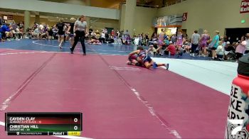 95 lbs Semis & Wb (16 Team) - Christian Hill, Elevate WC vs Cayden Clay, Alabama Elite Black