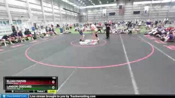 195 lbs Placement Matches (8 Team) - Elijah Mathis, Kansas Blue vs Landon Odegard, Minnesota Red