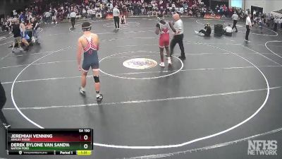 5A 190 lbs Quarterfinal - Derek Bylone Van Sandwyk, Nation Ford vs Jeremiah Venning, Ashley Ridge