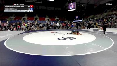 105 lbs Champ. Rd Of 128 - Breken Blackford-Hesselberg, WI vs December Paw, IA