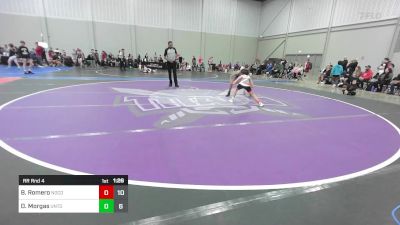 68 lbs Rr Rnd 4 - Brison Romero, Northern Colorado 12U vs Daniel Morgas, Untouchables 12u Black