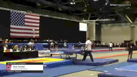 Nick Forster - Double Mini Trampoline, Dynamic Gymnastics - 2021 USA Gymnastics Championships