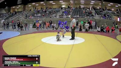 45 lbs Cons. Round 3 - Mowgli Krull, McKenzie River Mat Club vs Nash Parke, Legacy Elite Wrestling Club