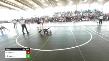 65 lbs Consi Of 8 #2 - Noah Lopez, Top Rank vs Isaac Ortega, Desert Dogs WC