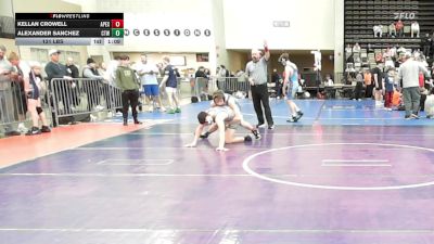 131 lbs Rr Rnd 1 - Kellan Crowell, Apex - MSE vs Alexander Sanchez, CTWHALE Humpback - MSE