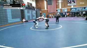 144 lbs Cons. Round 4 - Dawson Mair, Corner Canyon vs Kale Zorn, Fremont