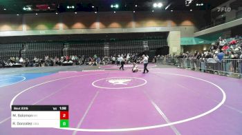 100 lbs Semifinal - Marlee Solomon, Newport Harbor vs Renata Gonzalez, Los Alamitos