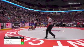 138 lbs Round Of 16 - Connor Saylor, Hickory vs Anthony Evanitsky, Wyoming Area