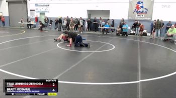 114 lbs Cons. Semi - Brady McManus, Cordova Pounders Wrestling Club vs Tsali Jennings-Zermoglio, Alaska