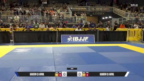 Kaiden CJ Avril vs Arthur Torres Moraes 2025 Pan Kids Jiu-Jitsu IBJJF Championship