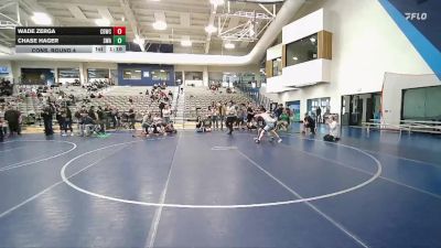 120 lbs Cons. Round 4 - Wade Zerga, Challis Blackheart Wrestling Club vs Chase Hager, Sanderson Wrestling Academy