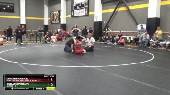 136 lbs Semifinal - Lyniann Gusick, Sebolt Women Wrestling Academy vs Taylor Dawson, Illinois