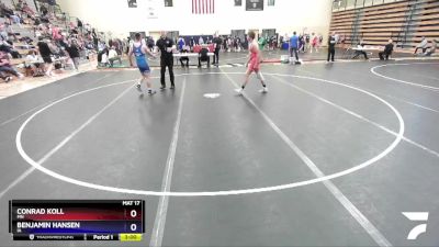 150 lbs Champ. Round 1 - Conrad Koll, MN vs Benjamin Hansen, IA