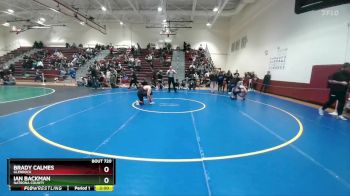 190 lbs Semifinal - Brady Calmes, Glenrock vs Ian Backman, Natrona County