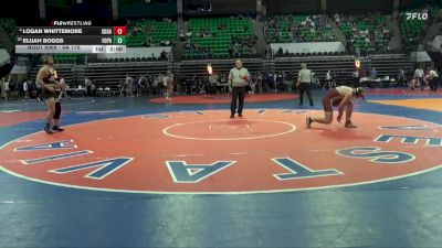 6A 175 lbs Champ. Round 2 - Elijah Boggs, Fort Payne vs Logan Whittemore, Southside Gadsden