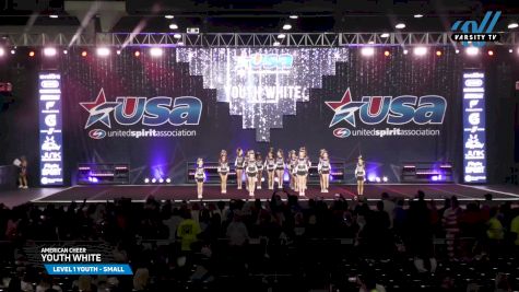 American Cheer - YOUTH WHITE [2025 L1 Youth - Small Day 2] 2025 USA All Star Cheer Super Nationals