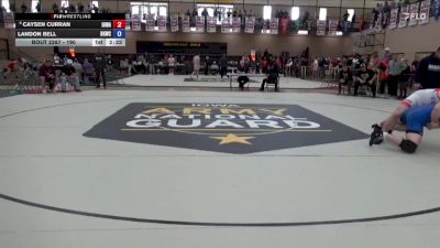 190 lbs Cons. Round 4 - Caysen Curran, Iowa vs Landon Bell, Big Game Wrestling Club