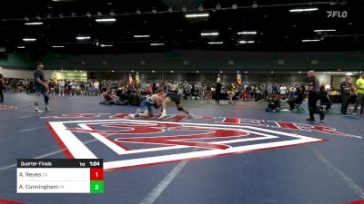 165 lbs Quarterfinal - Adrien Reyes, CA vs Asher Cunningham, PA