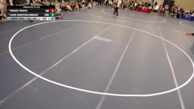 12U - 98 lbs Cons. Round 2 - Drake Roehl, Elk River Wrestling vs Luke Bartholomaus, Flat Earth Wrestling Club