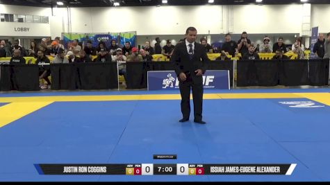 Issiah James-Eugene Alexander vs Justin Ron Coggins 2025 World IBJJF Jiu-Jitsu No-Gi Championship