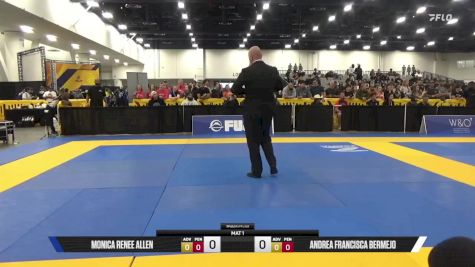 Andrea Francisca Bermejo vs Monica Renee Allen 2025 World IBJJF Jiu-Jitsu No-Gi Championship
